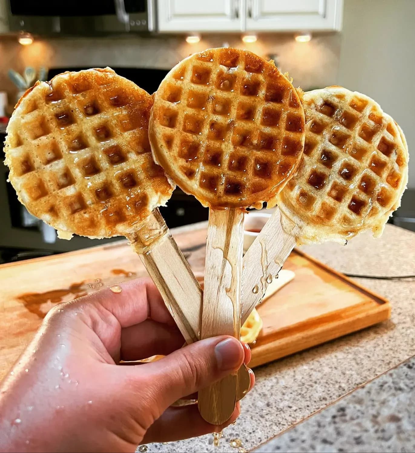 Picture for Chicken and Waffle Lollipops